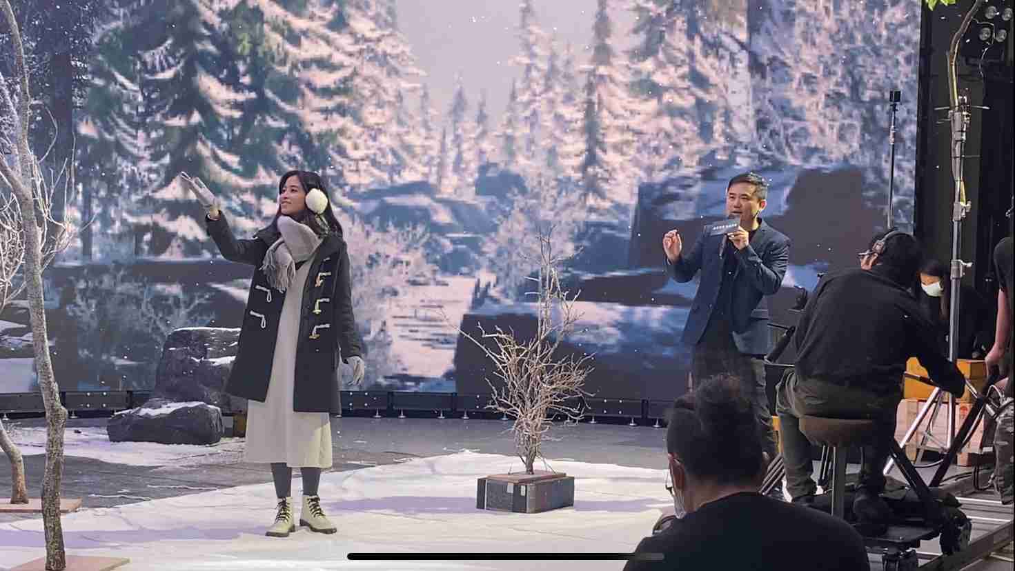 CG电子以ALED先进显屏技术，，，，与金马奖视觉特效团队“再现影像”携手合作打造LED虚拟摄影棚，，，，提供沉浸式表演体验，，并精简拍摄成本与时间